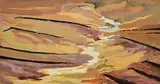 Anne S. King Harmon, Wicklow Mountains, gouache on board