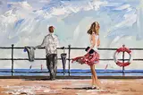 Lorna Millar, Breezy Day, acrylic on board