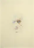 Study of Samuel Beckett by Louis le Brocquy, 1979, watercolour on paper, sold Jun 2022