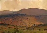 Ora Mountain, Cushendun by James Humbert Craig, oil on board, sold Jun 2022