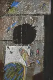Tony O'Malley, My Work Table, 1978, mixed media on card