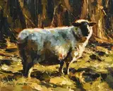 Mark O'Neill, Field Evening Light, 2002, oil on board