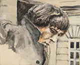 Robert Ballagh, Michael O'Sullivan, 1960, oil on board