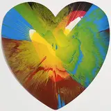 Damien Hirst British, Heart Spin