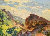 Estella Solomons, Eagle's Nest, oil on board