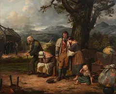 Septamus Dawson, Evicted, 1887, oil on canvas
