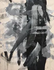 Mark Evans, Volcanic, 2021, oil on canvas