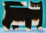 Piercing Eyes by Graham Knuttel, oil on canvas, sold Jun 2022