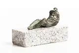 Edward Delaney, Bound Figure, bronze on a granite base