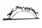 Siobhan Bulfin, Over the Bank, bronze on a granite base - numbered 2 from an edition of 9