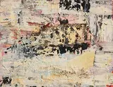 Rocks and Water, Kilcatherine by John Kingerlee, oil on board, sold Jun 2022