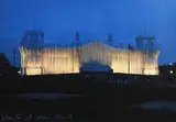Christo, Wrapped Reichstag at Night, 1995, offset lithograph