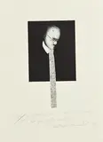 Micheal Farrell, James Joyce, 1999, etching - numbered 132 from an edition of 150