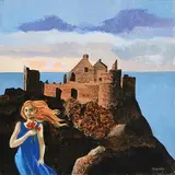 Desmond Kinney, Girl with Red Hair, Dunluce Castle