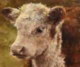 Grace Cunningham, Daisy, oil on canvas