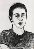 Suzy O'Mullane, Buachill, 2008, charcoal on paper