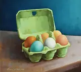 David French Le Roy, Still Life with Eggs