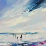 Summertime by Paula McKinney, oil on board, sold Jun 2022