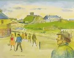 Simon Coleman, Millmount, Drogheda, oil on canvas