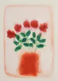 Neil Shawcross, Still Life - Flowers in a Stone Jar, 1988, watercolour on paper