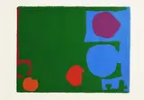 Patrick Heron, Three Reds in Green and Magenta in Blue, 1970, screenprint in colours on wove paper - numbered 18 from an edition of 100