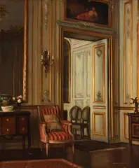 William Crampton Gore, Le Salon Rose, 1912, oil on canvas