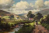 Heading Home by Charles McAuley, oil on board, sold Apr 2022