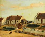 Power O'Malley, Sailors Snug, Achill Harbour, oil on canvas