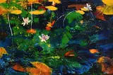 Kenneth Webb, Shades of Deep Blue, oil on canvas