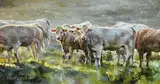 Mark O'Neill, Slaney Mist, 2017, oil on board