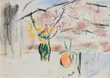 Norah McGuinness, Crete, mixed media on paper