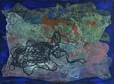 Anne Yeats, Still Life with Tangled Wool, oil on canvas