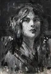 Noel Murphy, The Girl Who Rejected the Poet, oil on board
