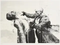 Conor Harrington, Small Town Tale with a Global Punch, etching on wove paper - numbered 5 from an edition of 10 artist proofs