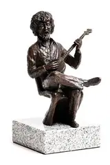 Luke Kelly by John Coll, bronze on a granite base - numbered 3 from an edition of 3, offered Apr 2022