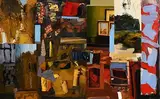 The Village by Marie Theresa Keown, 2003, oil on canvas, sold Apr 2022