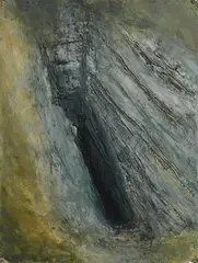 Uaimh Study by Gwen O'Dowd, 1996, mixed media on paper, sold Apr 2022