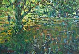 Evening, Colligan Woods, Near Dungarvan by Arthur K. Maderson, oil on board, sold Mar 2022