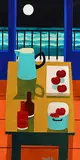 Still Life with a View by Graham Knuttel, oil on canvas, sold Mar 2022