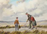 Heading Home by Charles McAuley, oil on canvas, offered Mar 2022