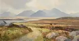 Autumn Haze, Connemara, Co. Galway by Maurice Canning Wilks, oil on canvas, sold Mar 2022