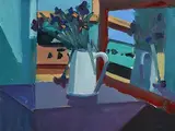 Brian Ballard, White Jug Reflected, 1995, oil on canvas