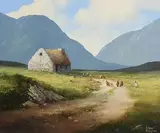 Eileen Meagher, Maam Valley, Connemara, 1997, oil on canvas