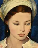 Artemisia by Ken Hamilton, oil on board, sold Mar 2022