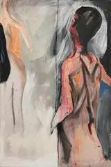 Brian Maguire, Wanting, 1983, acrylic on canvas