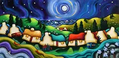 Annie Robinson, Earthen Sojourn, acrylic on canvas