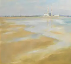 Turn of the Tide, Sandymount by Maeve McCarthy, 2002, oil on canvas, offered Mar 2022