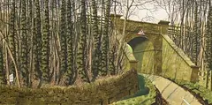 Simon Palmer, From Settle to Carlisle, watercolour, gouache and ink on paper