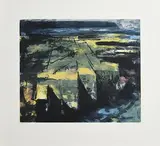 Donald Teskey, Shoreline Variation II, 2006, limited edition carborundum - numbered 1 from an edition of 30