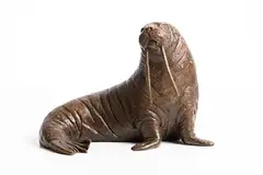 Walrus by Mark Rode, limited edition bronze - numbered 4 from an edition of 7, sold Mar 2022